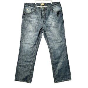 Vtg Marithe Francois Girbaud Mens Dark wash Jeans Denim Sz 40M Stitching Pockets